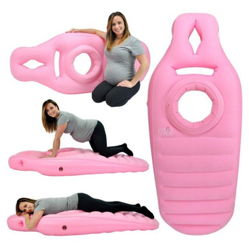 Water Air Cushion Pregnant Woman Bed Inflatable Floating PVC Mattress Flocking Thickened Mattress Treasure Mom Pregnant Woman Yoga Mat